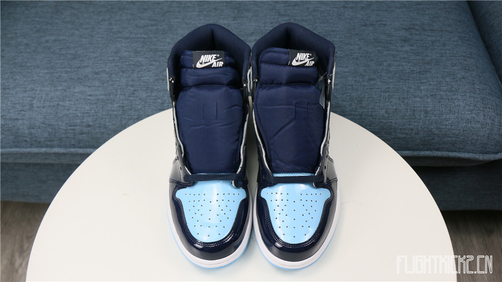 Air Jordan 1 UNC Patent Leather 2019( Based on Europe size)