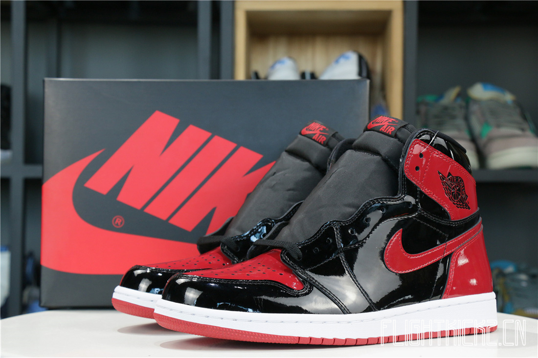 Air Jordan 1 Retro High OG Patent Bred 2021 (LN5 A1 Batch)