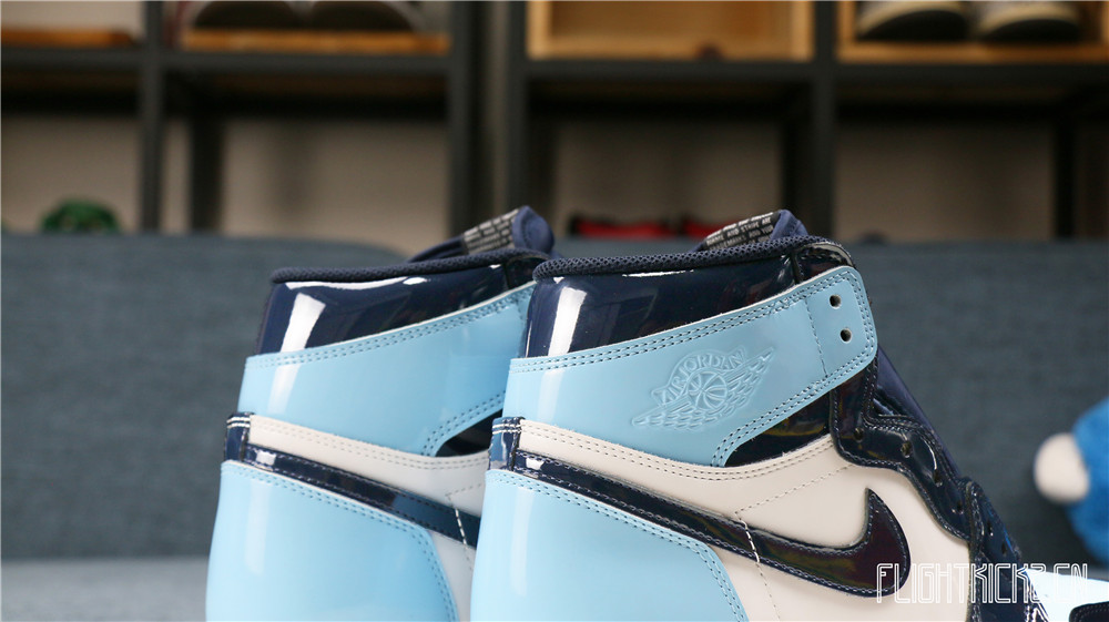 Air Jordan 1 UNC Patent Leather 2019( Based on Europe size)