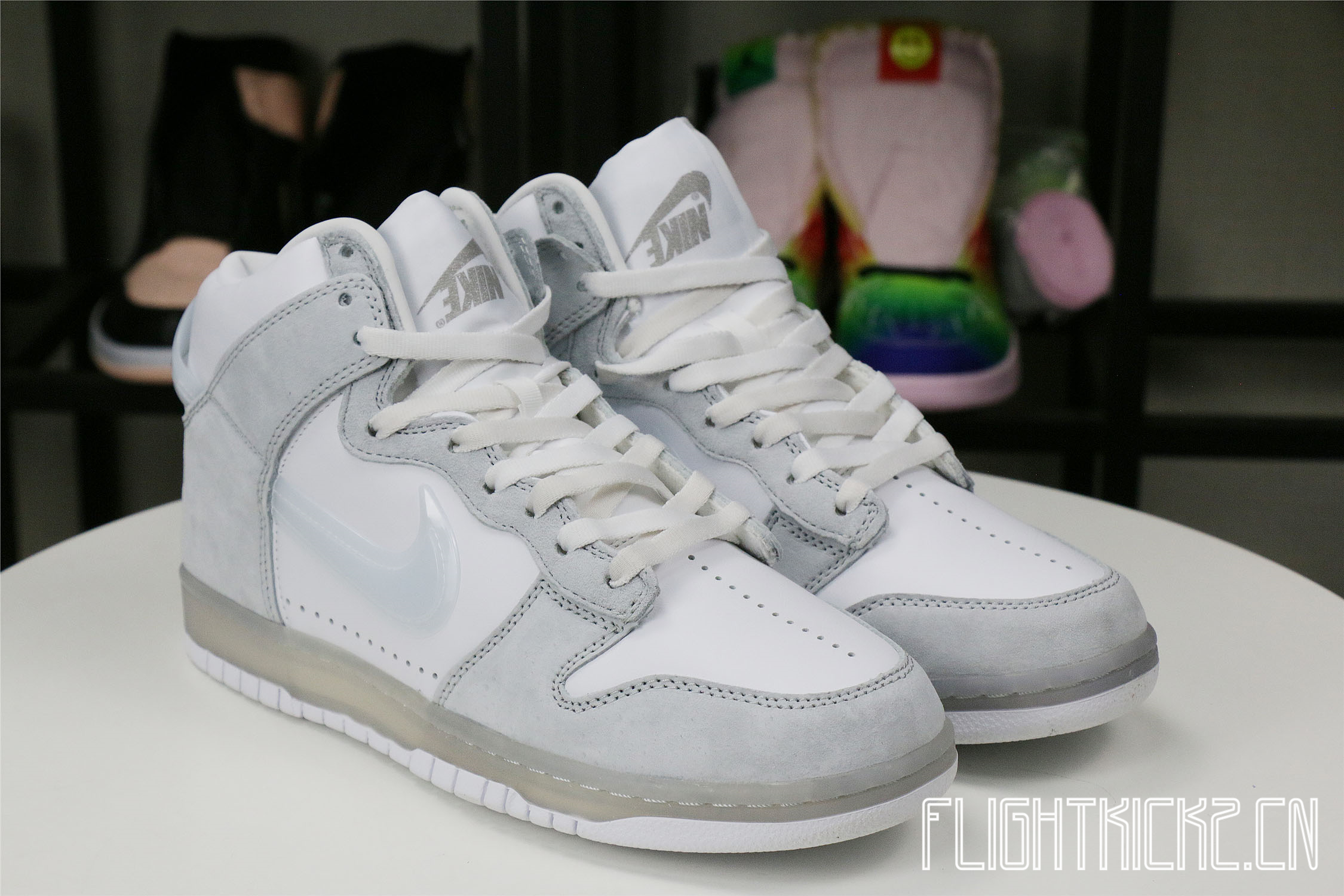 Nike Dunk High Slam Jam White Pure Platinum