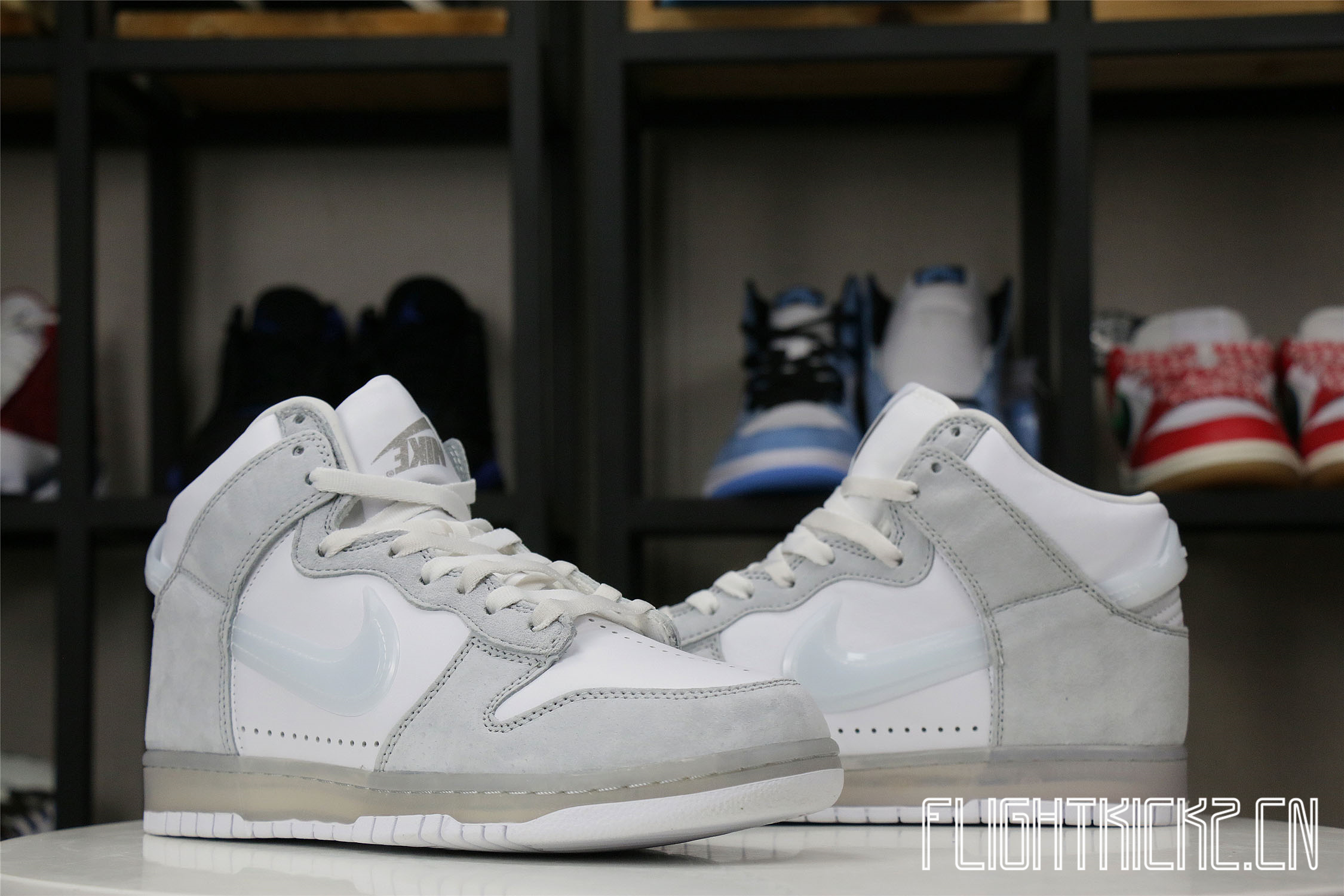 Nike Dunk High Slam Jam White Pure Platinum