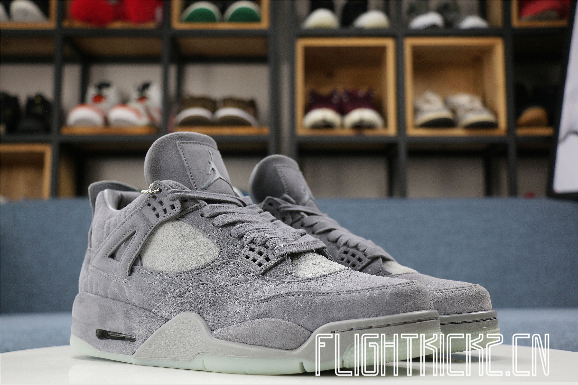 Kaws X Air Jordan 4 Retro Grey 2017 (LN5 A1 Batch)
