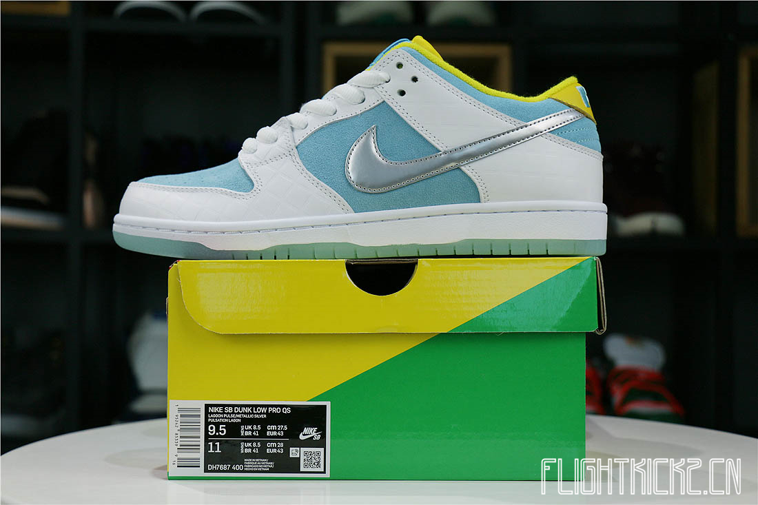 Nike SB Dunk Low Pro FTC Lagoon Pulse (Regular Box)