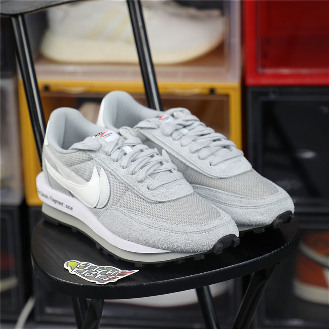 Fragment x Sacai x Nike LDWaffle Grey