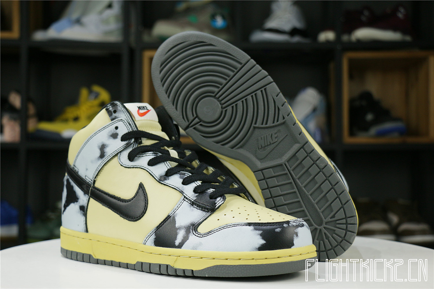 Nike Dunk High 1985 Black Acid Wash