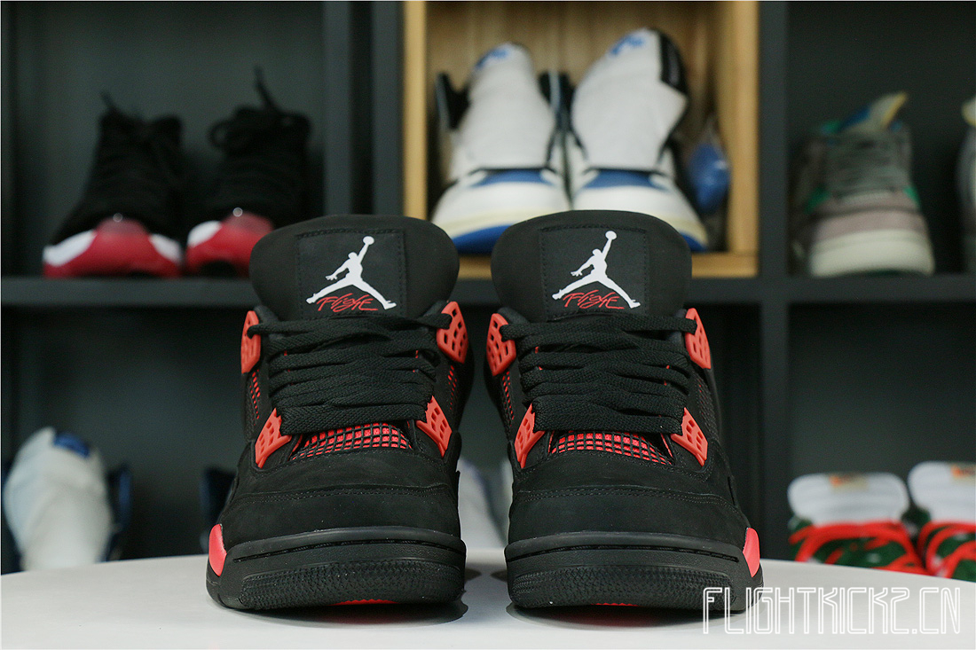 Air Jordan 4 Red Thunder 2021(LN5 A1 Batch)