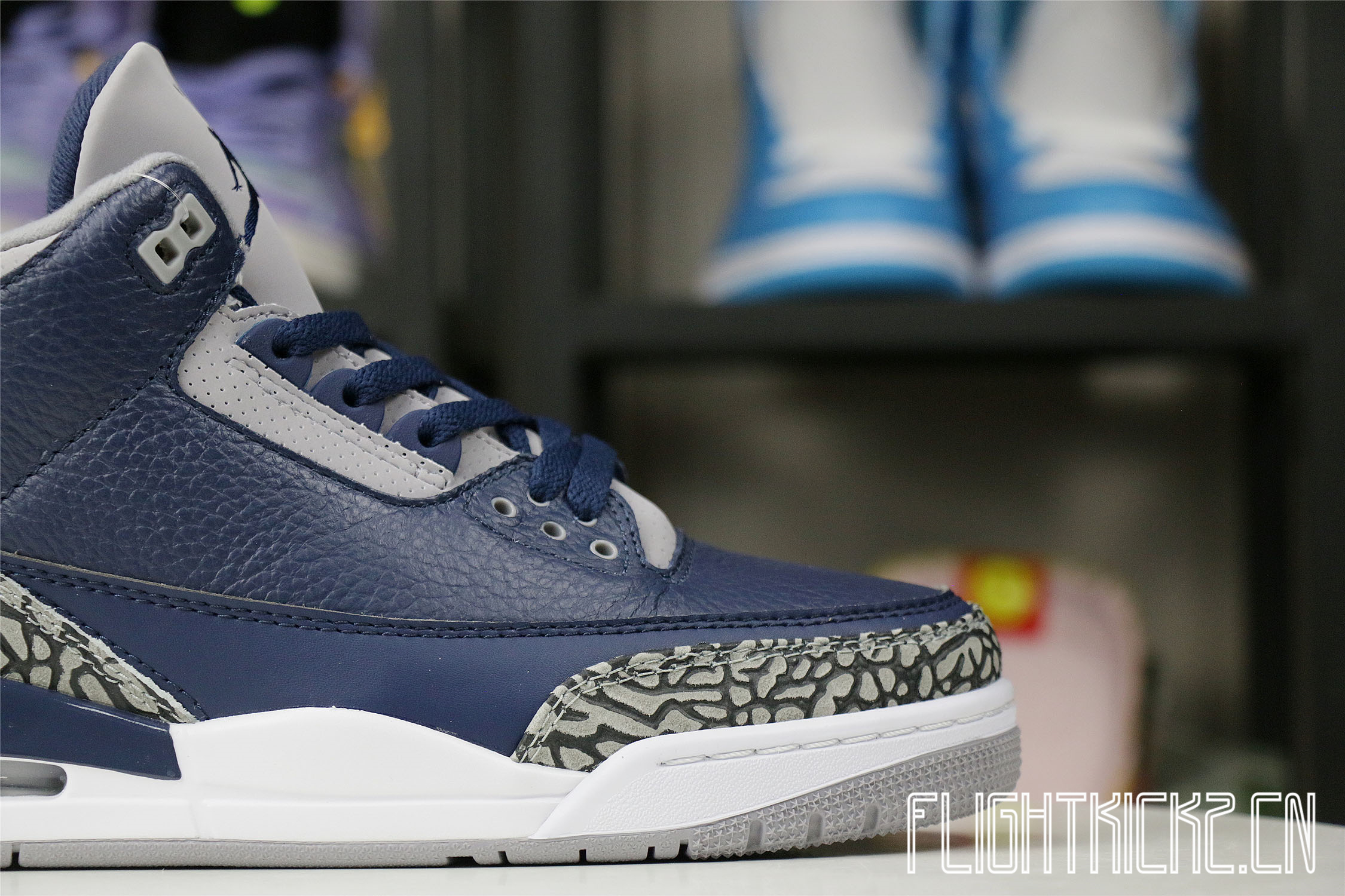 Air Jordan 3 Georgetown/Midnight Navy 2021