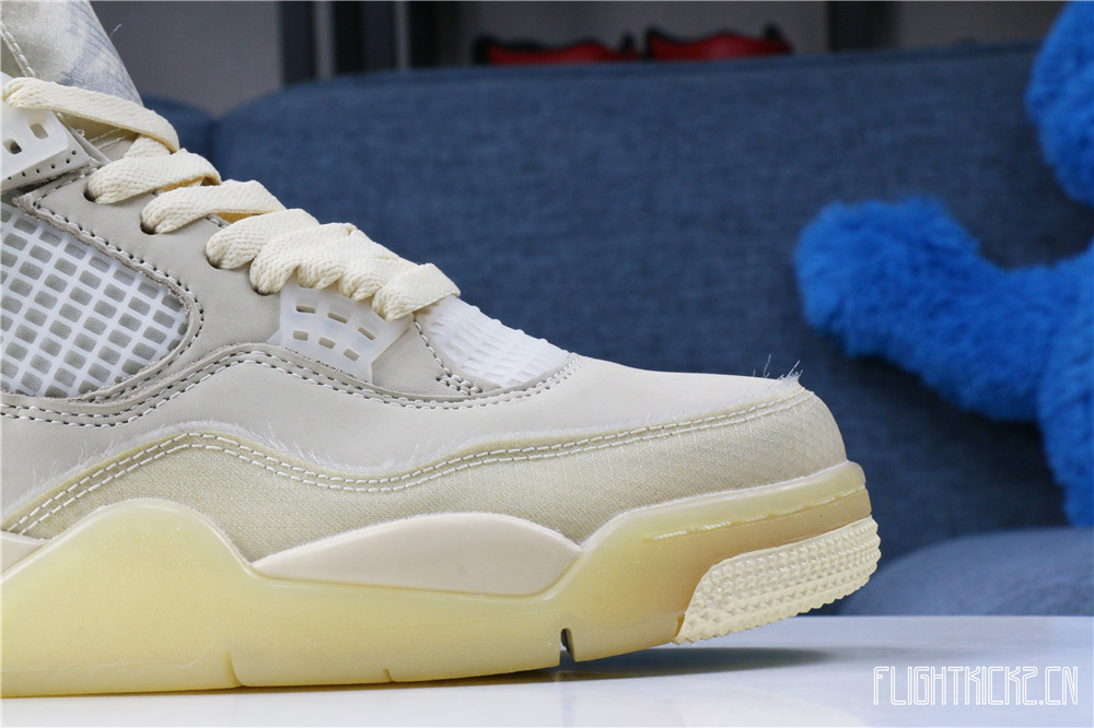 Off White x Air Jordan 4 Sail 2020 (LN5 A1 Batch)