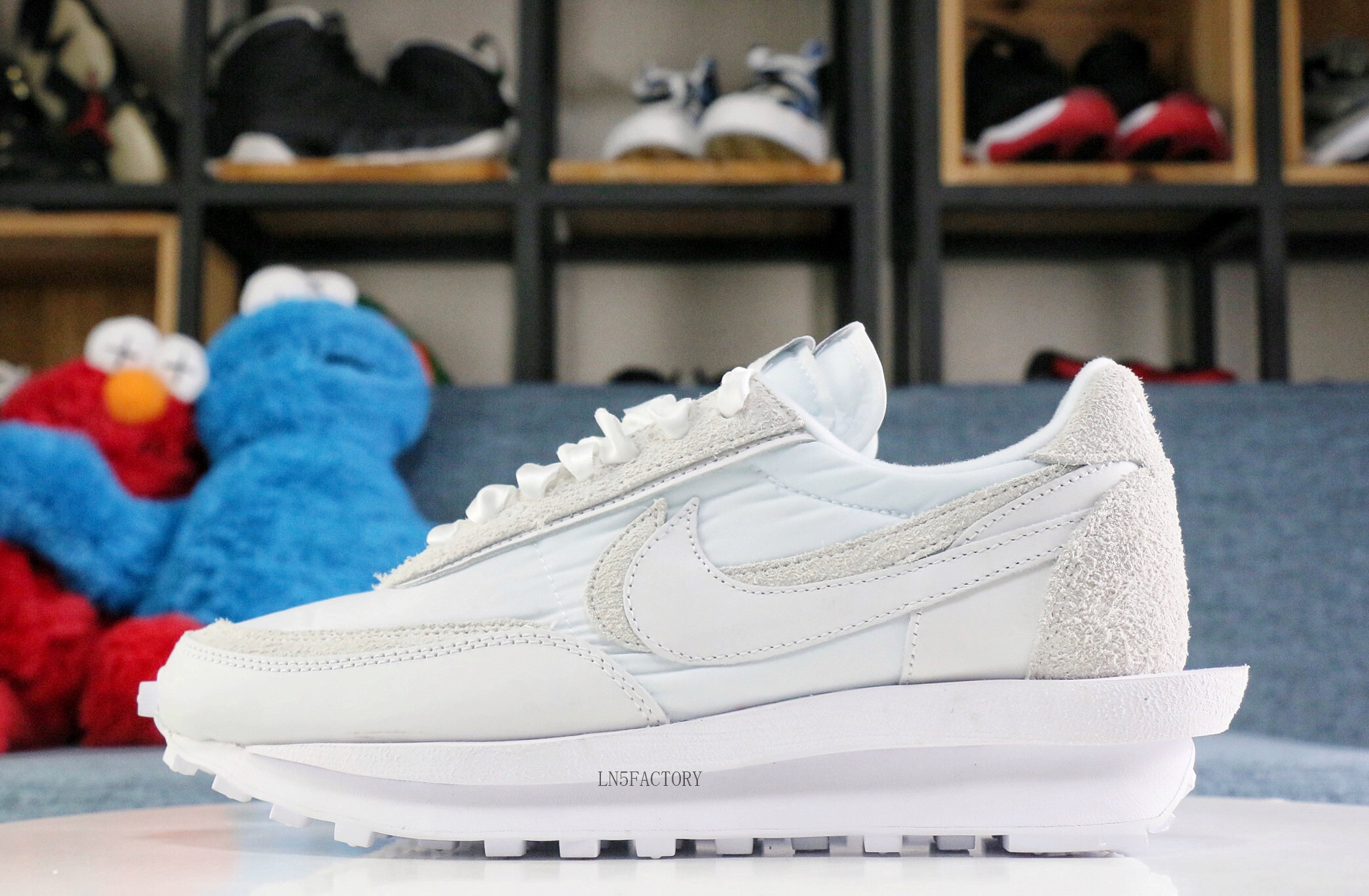Sacai x Nike LDWaffle White Nylon 2020