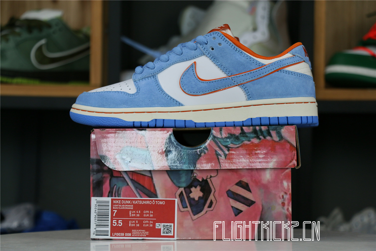 Otomo Katsuhiro x Nike SB Dunk Low Steamboy OST University Blue Orange