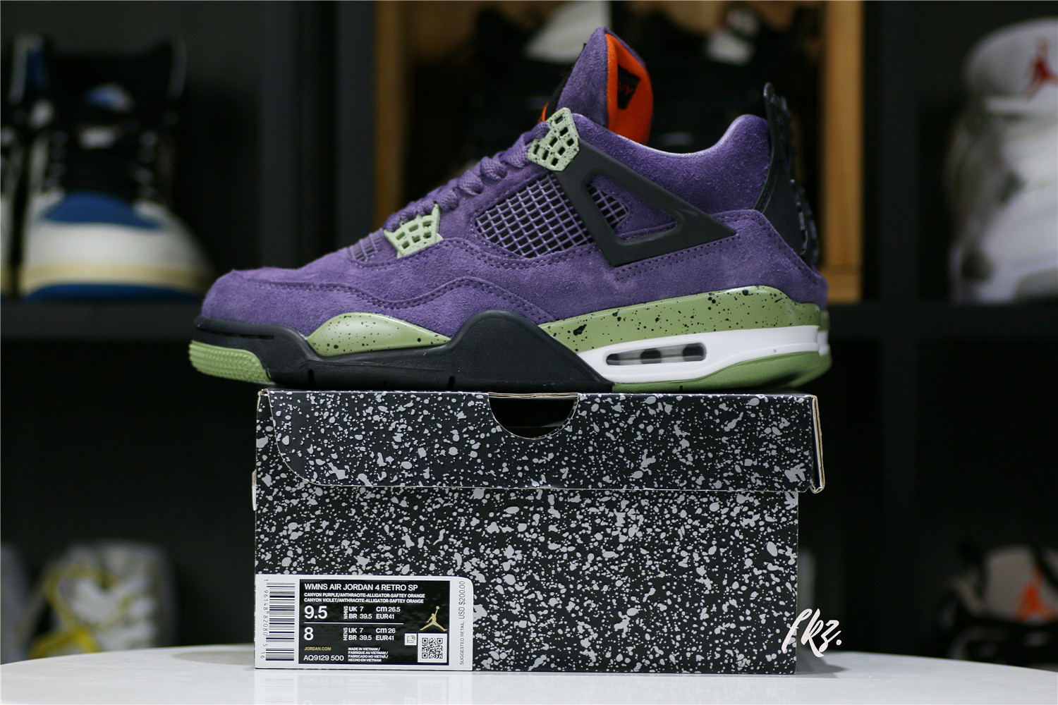 Air Jordan IV 4 Retro Canyon Purple 2022