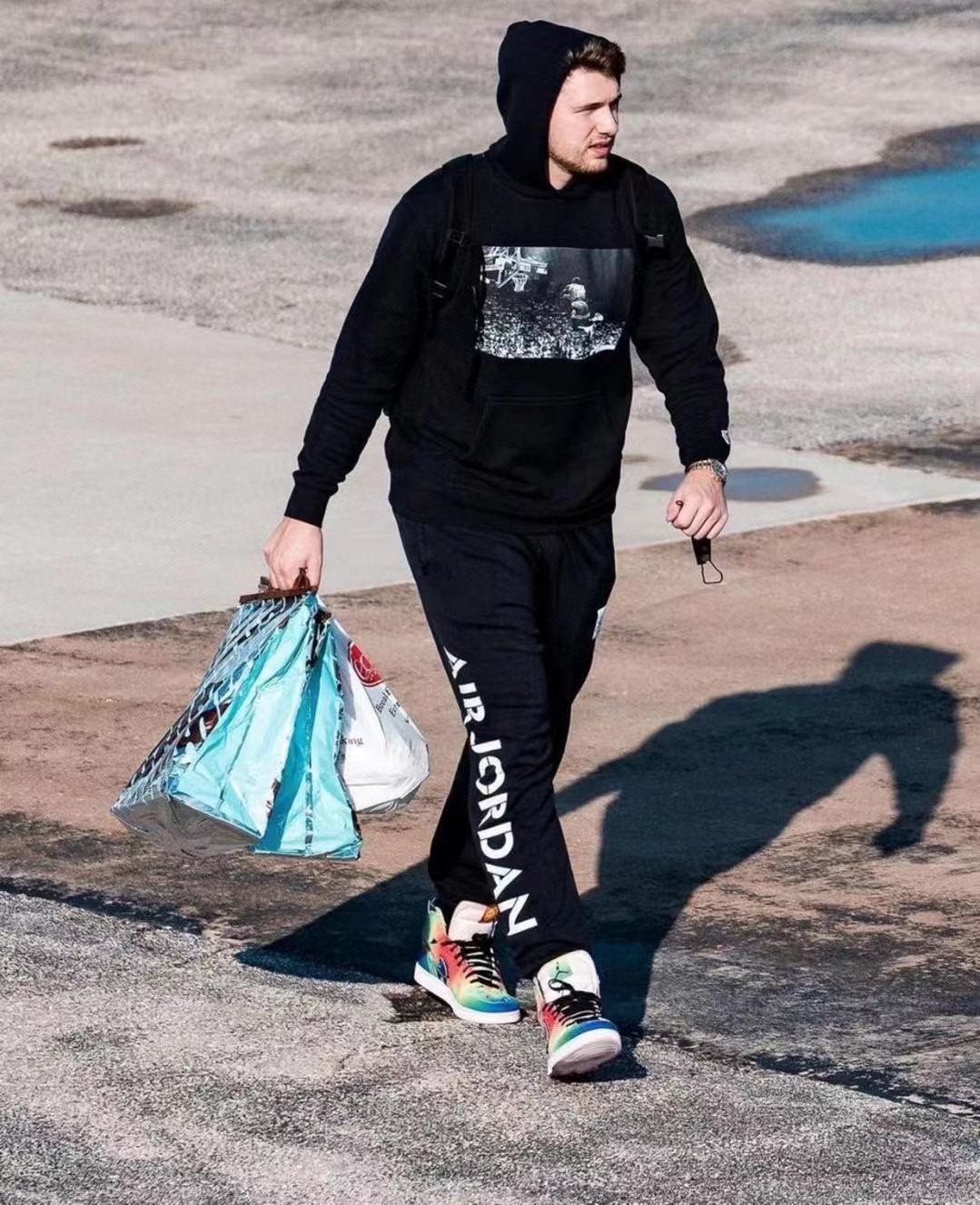 Air Jordan UNION co-branded trapeze hoodie