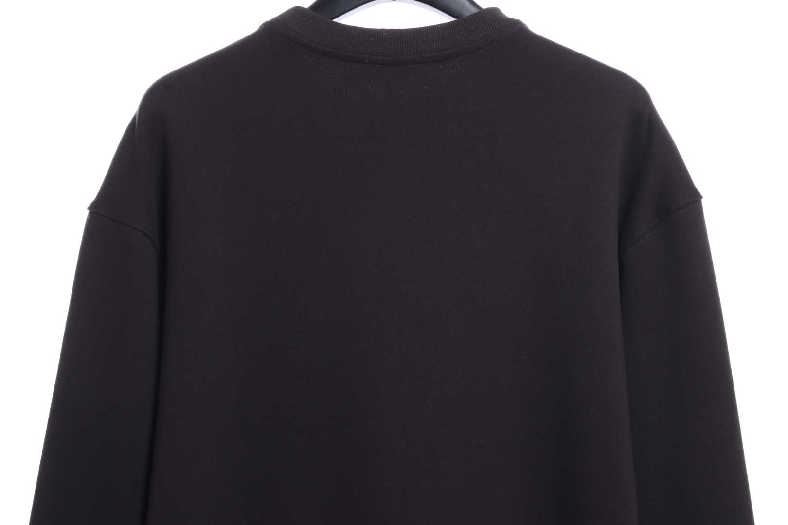 W3LL mirror image silicone letter hoodie