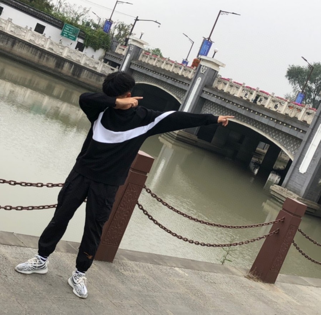 Nike big hook patchwork round neck sweatshirt Hoodie