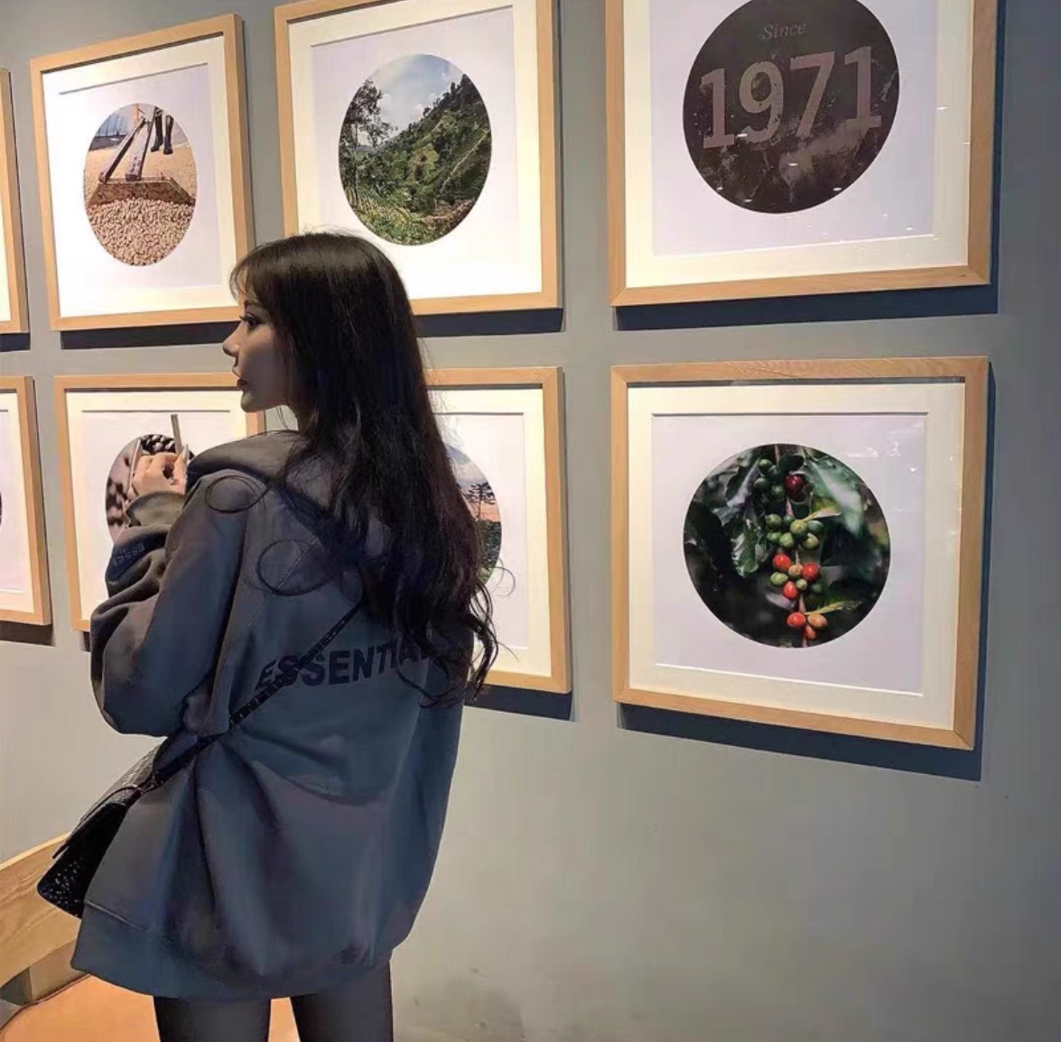 Double Line Back Silicone Lettering Zip Hoodie