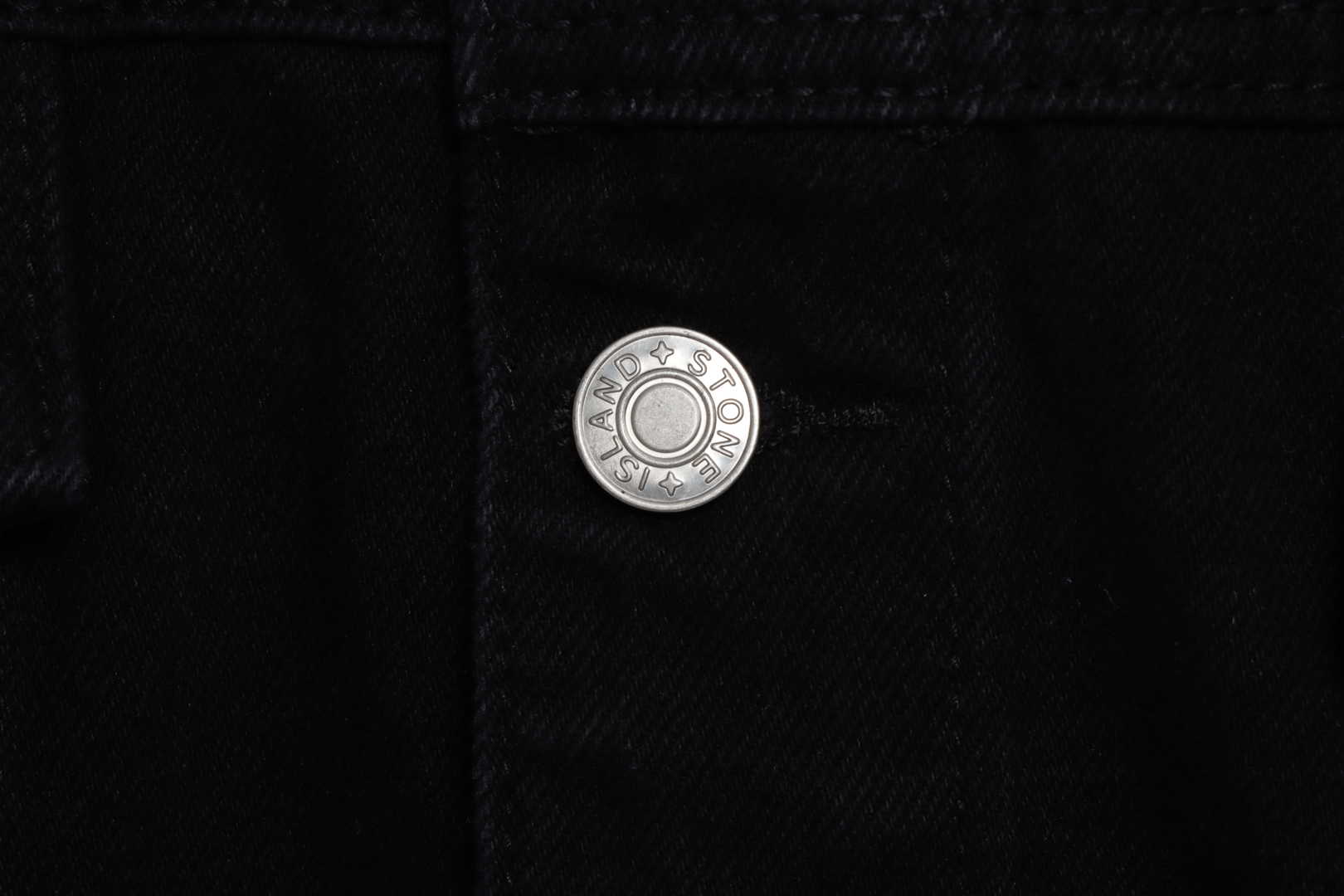 St0ne Island distressed armband denim jacket