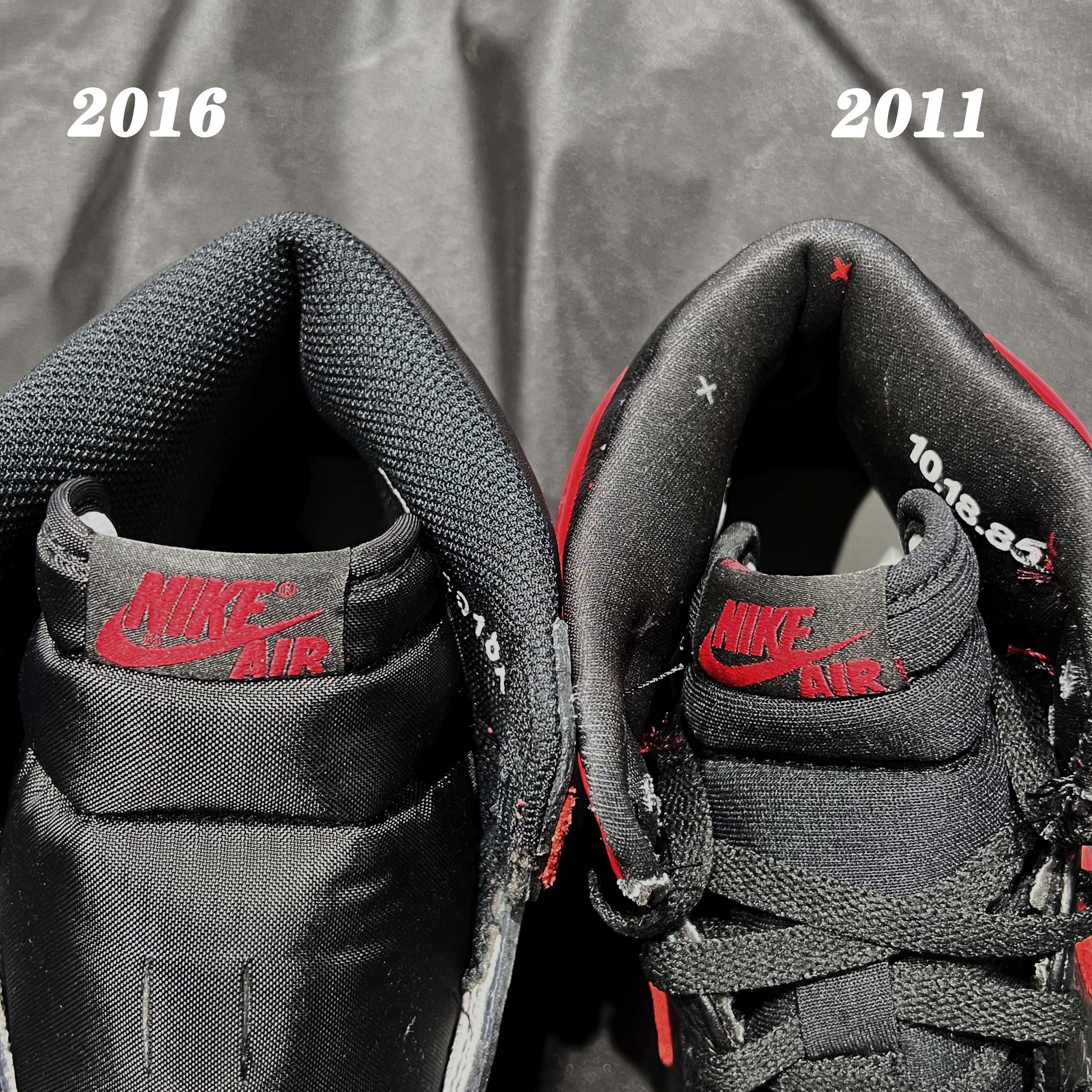 Air Jordan 1 OG Banned/Bred 2011 (LN5 A1 ,Deadstock,with tiny Flaws)