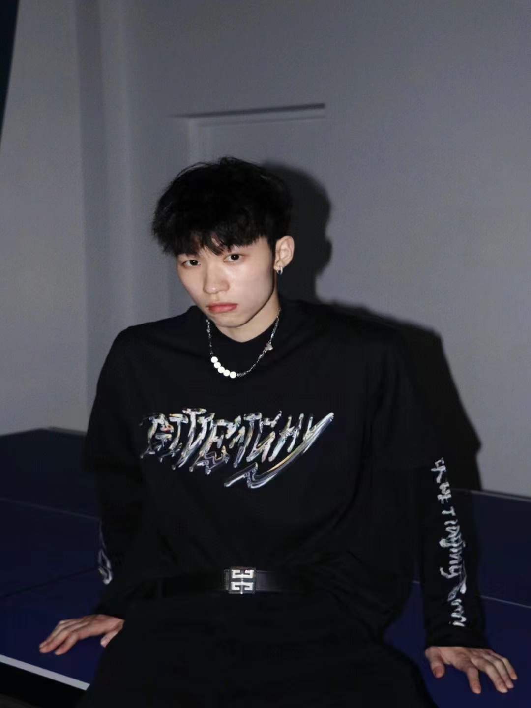 GVC X BSTROY 22FW joint metal printing fake two long-sleeved T-shirts