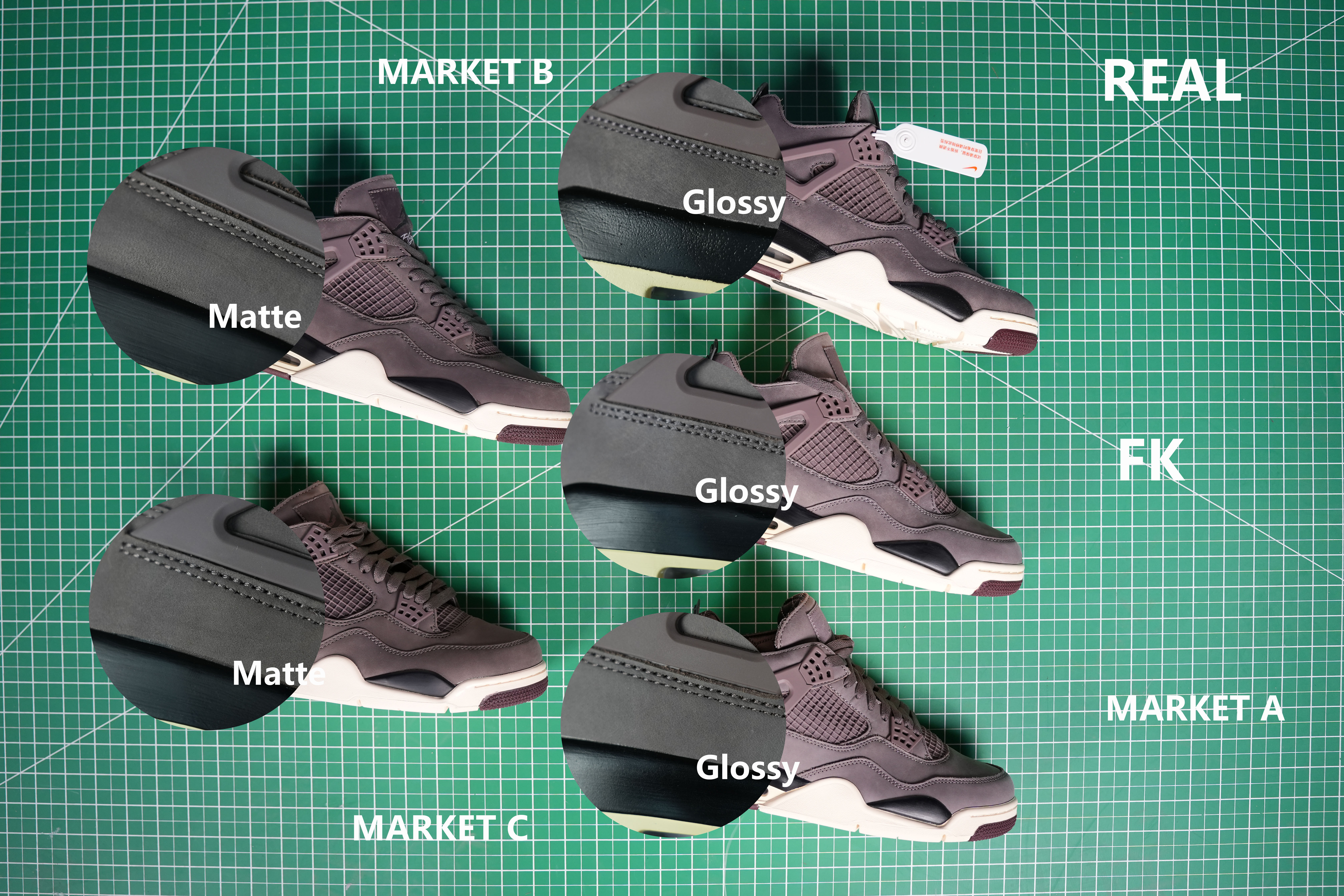 A Ma Maniére x Air Jordan 4 Retro ‘Violet Ore’ 2022 (LN5 A1 Batch)