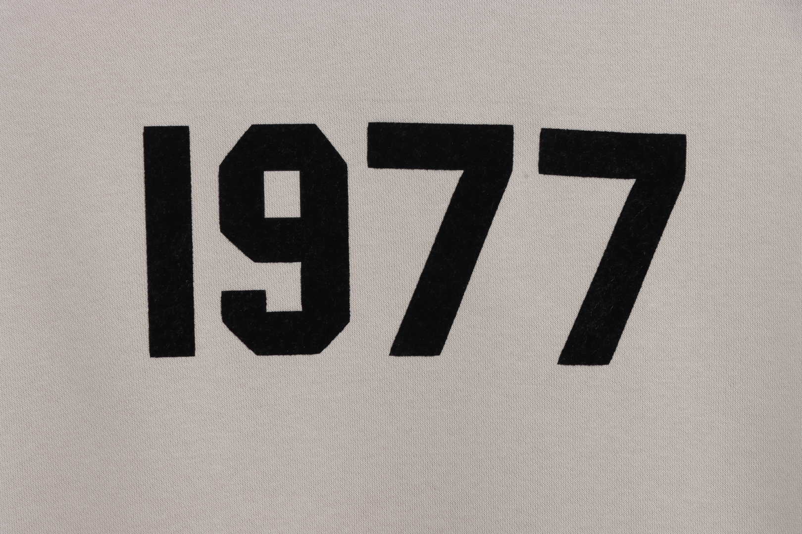 Ess3nt1als F0G 1977 flocking fleece hoodie