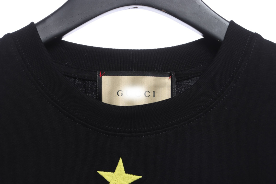Guc1 BAND star embroidery short sleeves