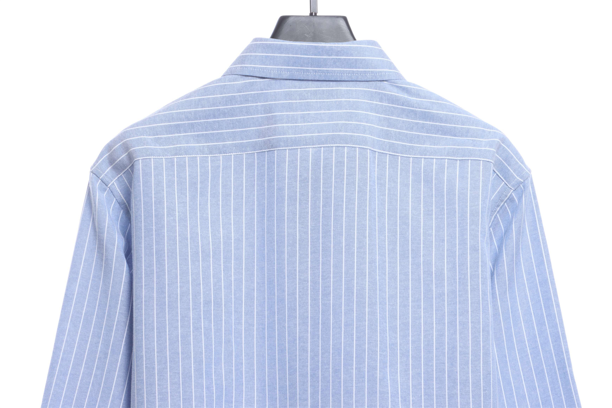 C3 Small Embroidered Vertical Stripe Long Sleeve Shirt