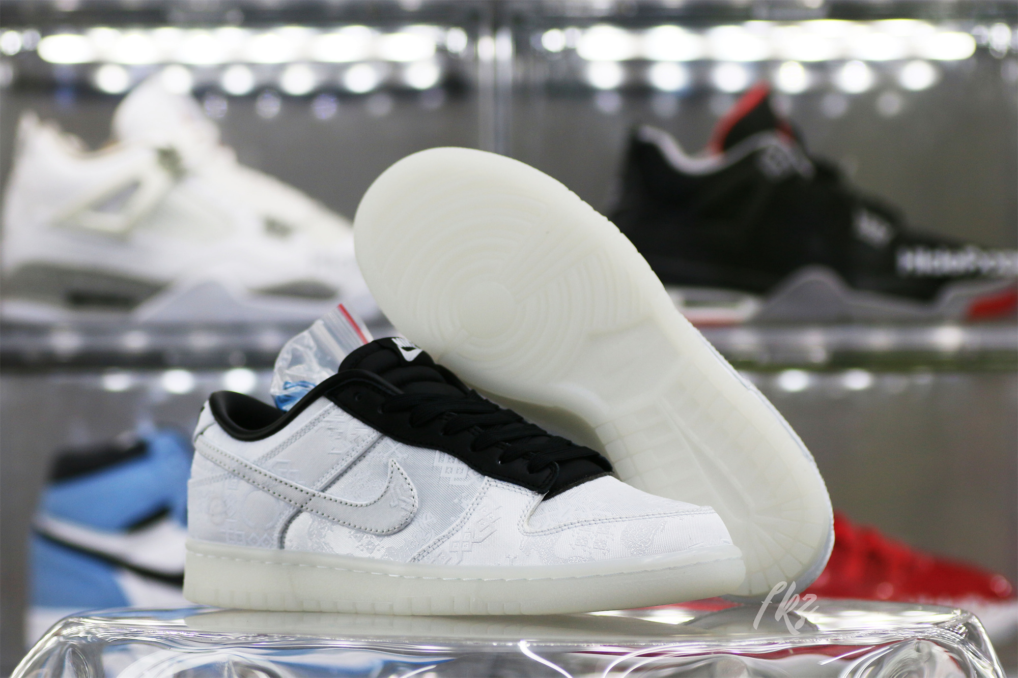 Fragment Design × CLOT × Nike Dunk Low