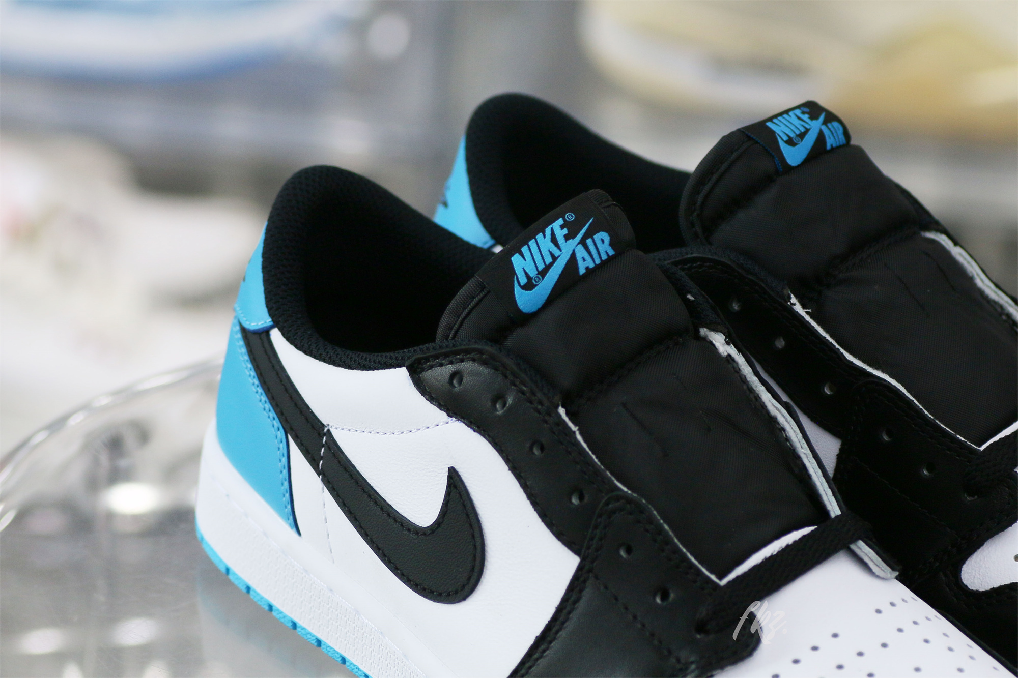 Air Jordan 1 Retro Low OG Black Dark Powder Blue