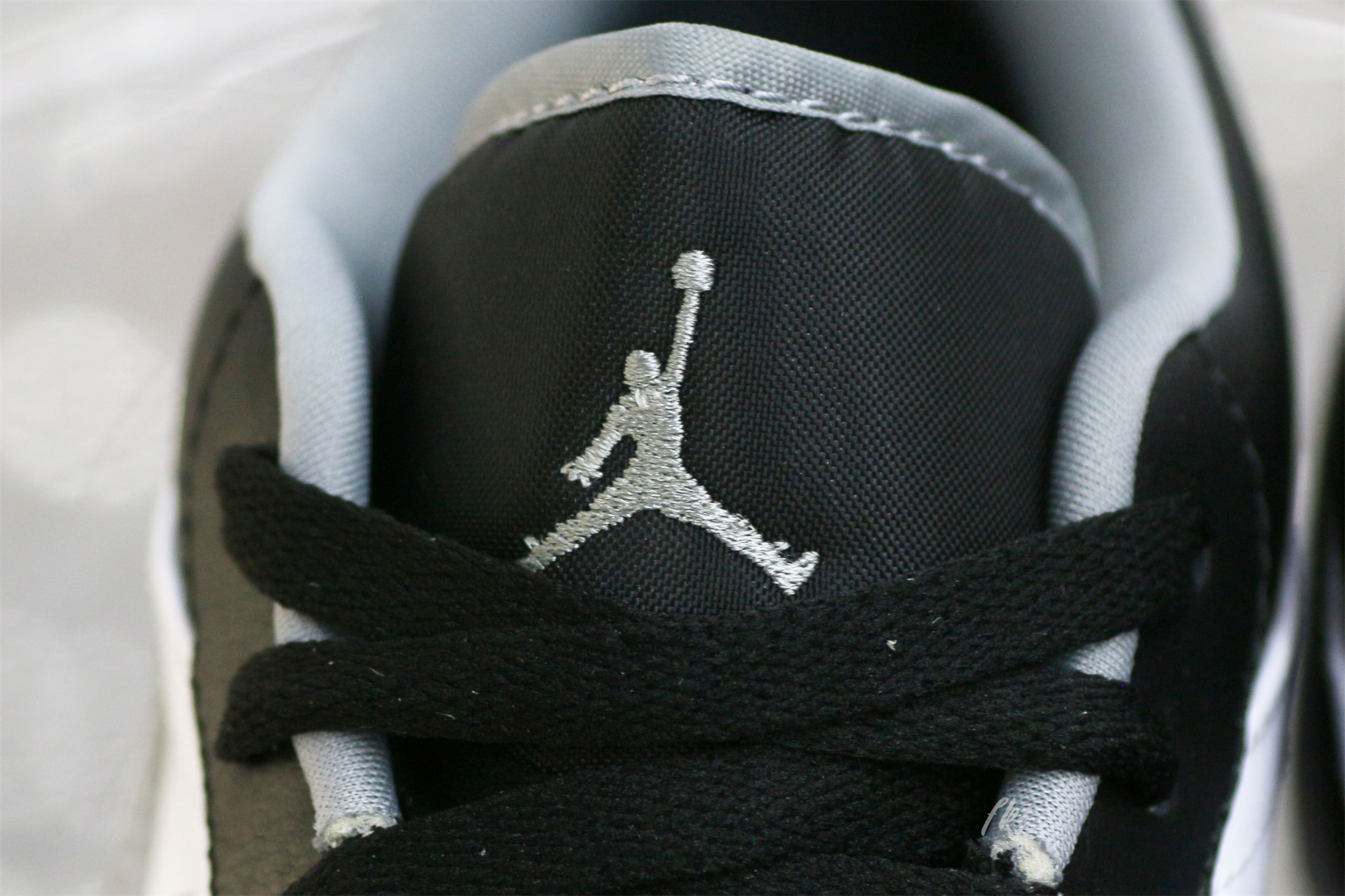 Air Jordan 1 Low Black White Grey