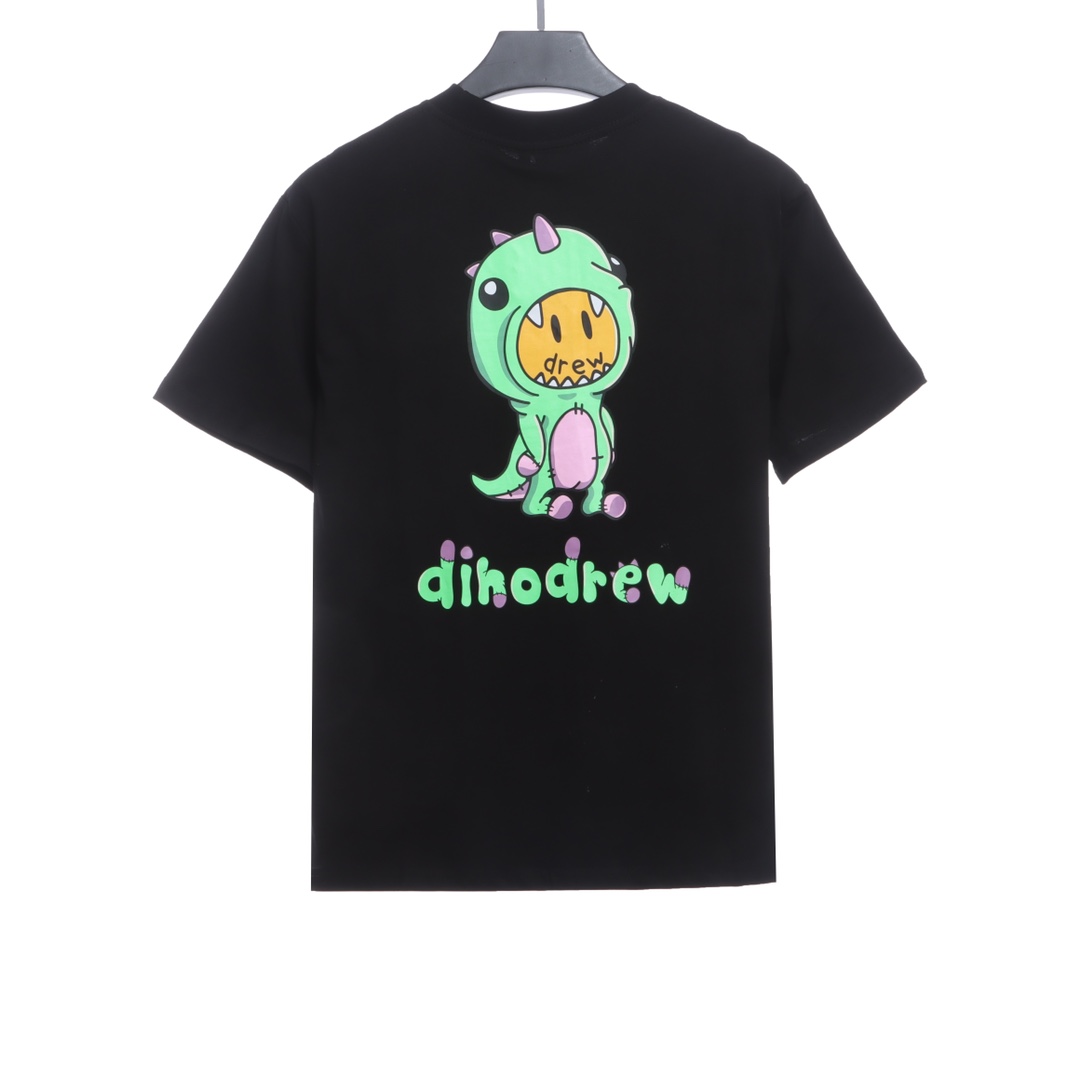 DREW cartoon dinosaur printing short sleeves