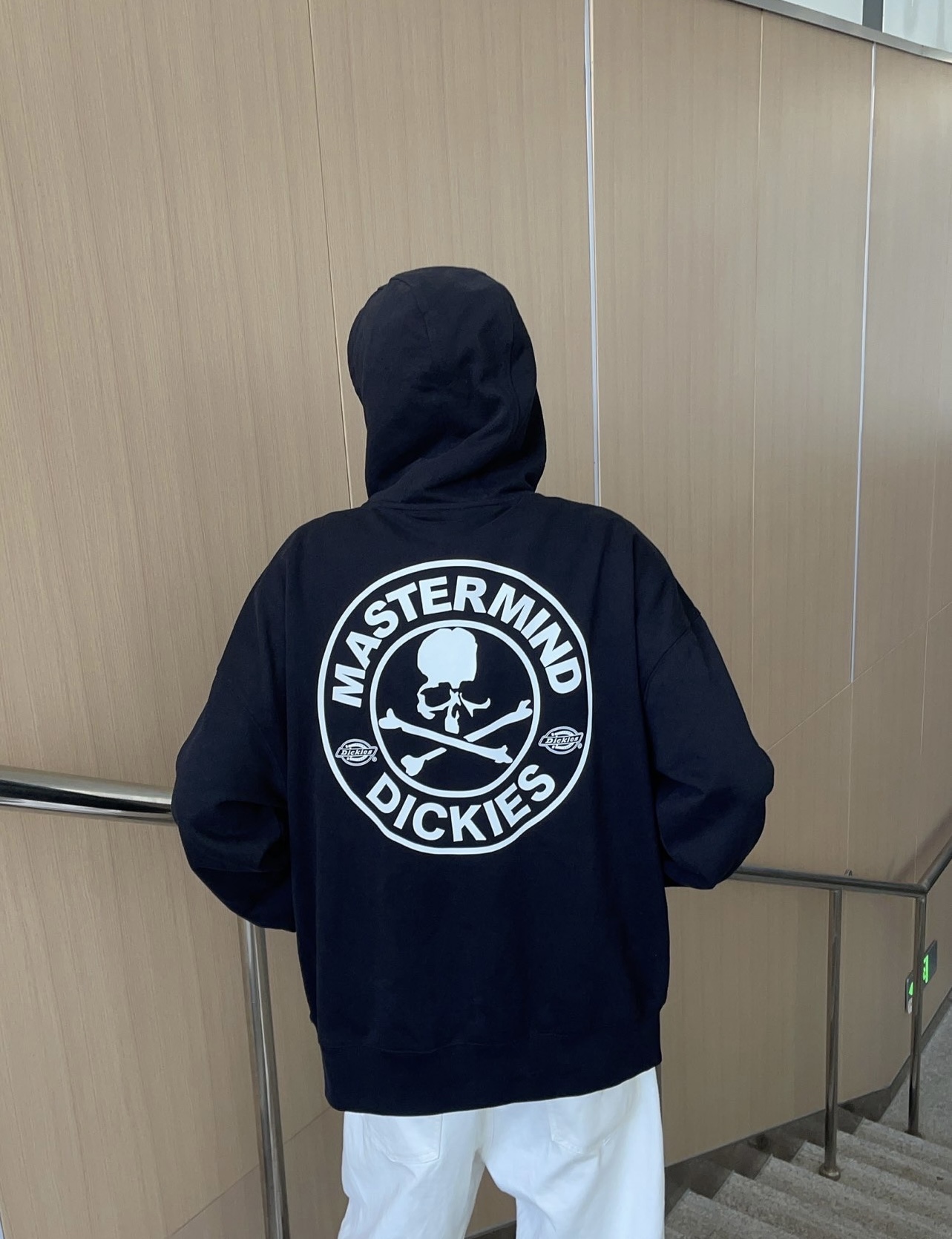 MMJ joint Dickies reflective print logo hoodie