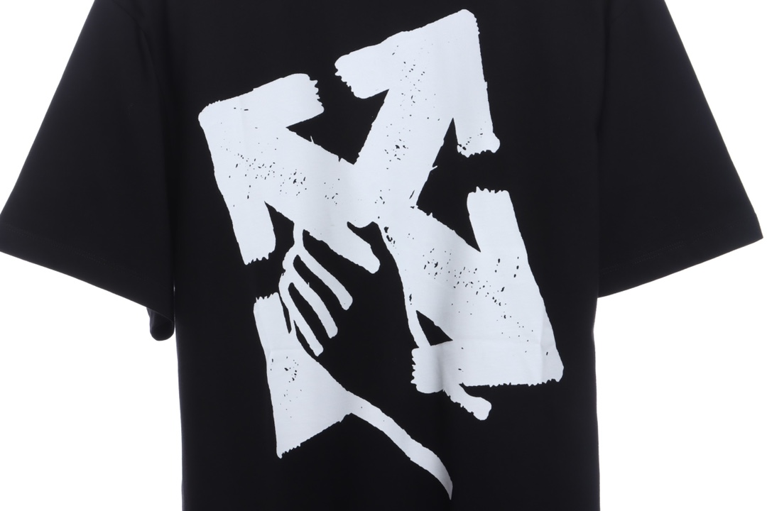 OW palm arrow print short sleeves