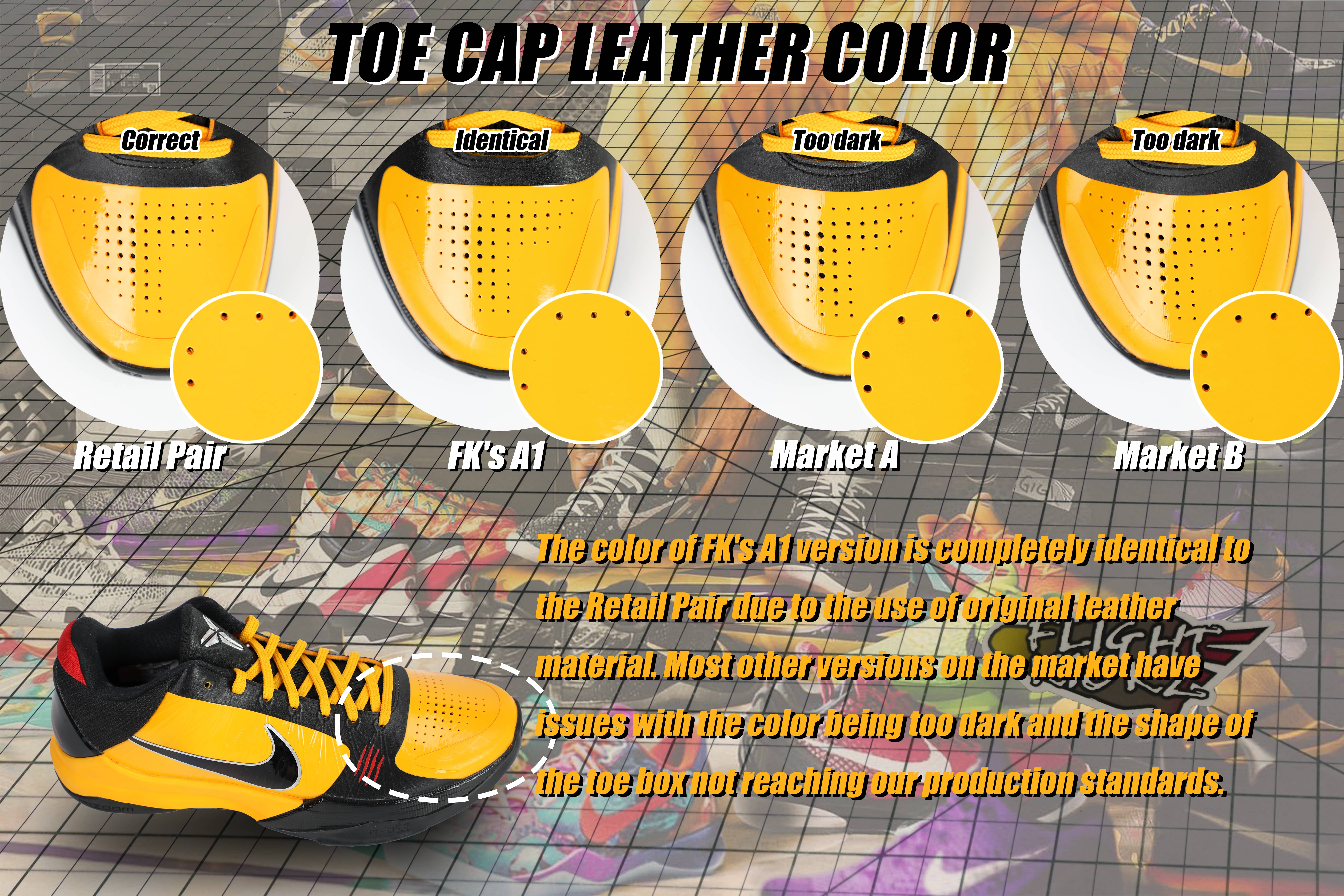 Nike Kobe 5 Protro Bruce Lee (Up to Size 14）(A1 Batch)