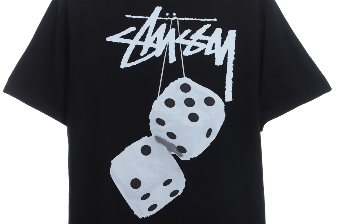 Stussy dice printing short-sleeved