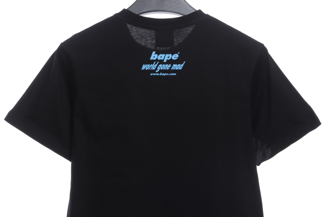 BAPE ape head crazy world series short sleeves