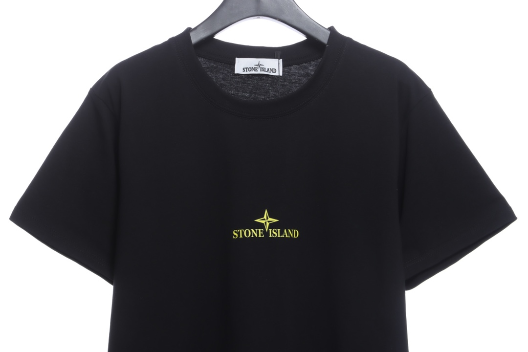 Stone Island Back Large Compass Logo Print Short Sleeves