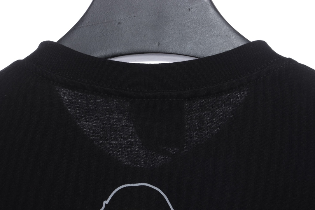 BAPE camouflage ape head pattern hit color letter printing short sleeves