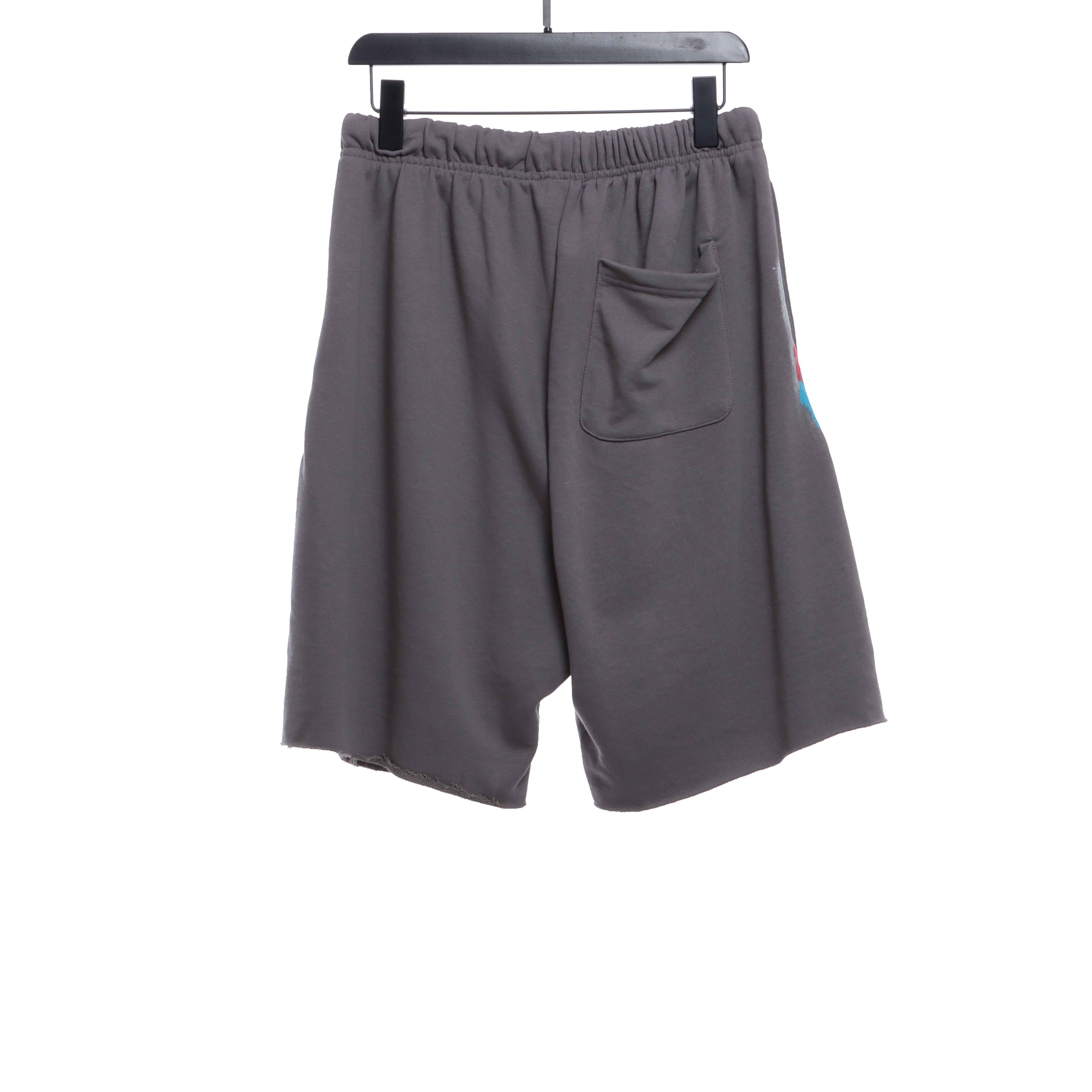 GALLERY DEP hand-painted graffiti splash ink curly edge destruction shorts