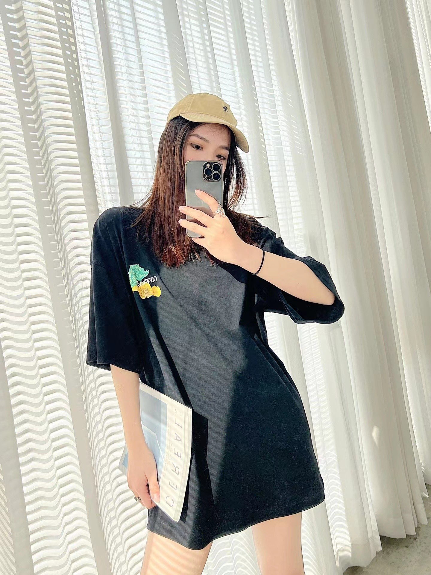 OW Environmental Protection Ink hand-painted graffiti short sleeves