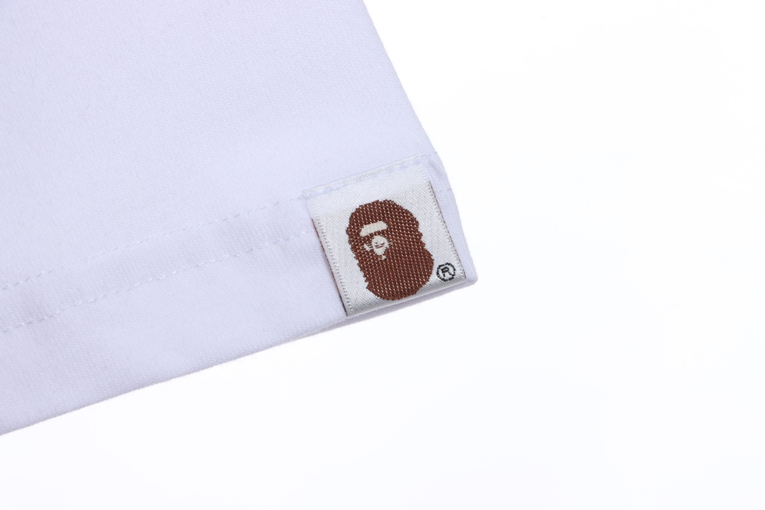 BAPE colorful camouflage printing short sleeves