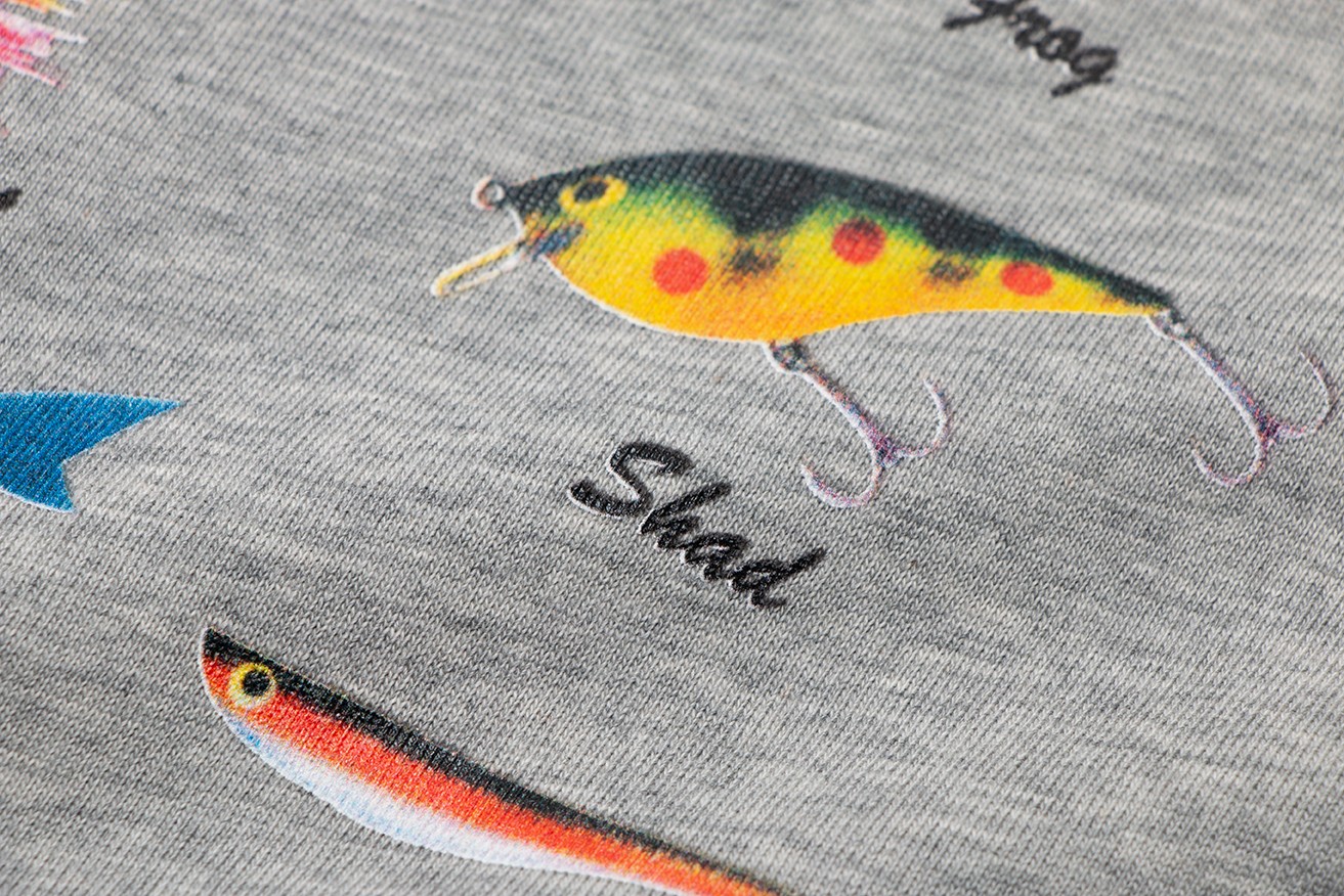 Fish bait map short sleeves