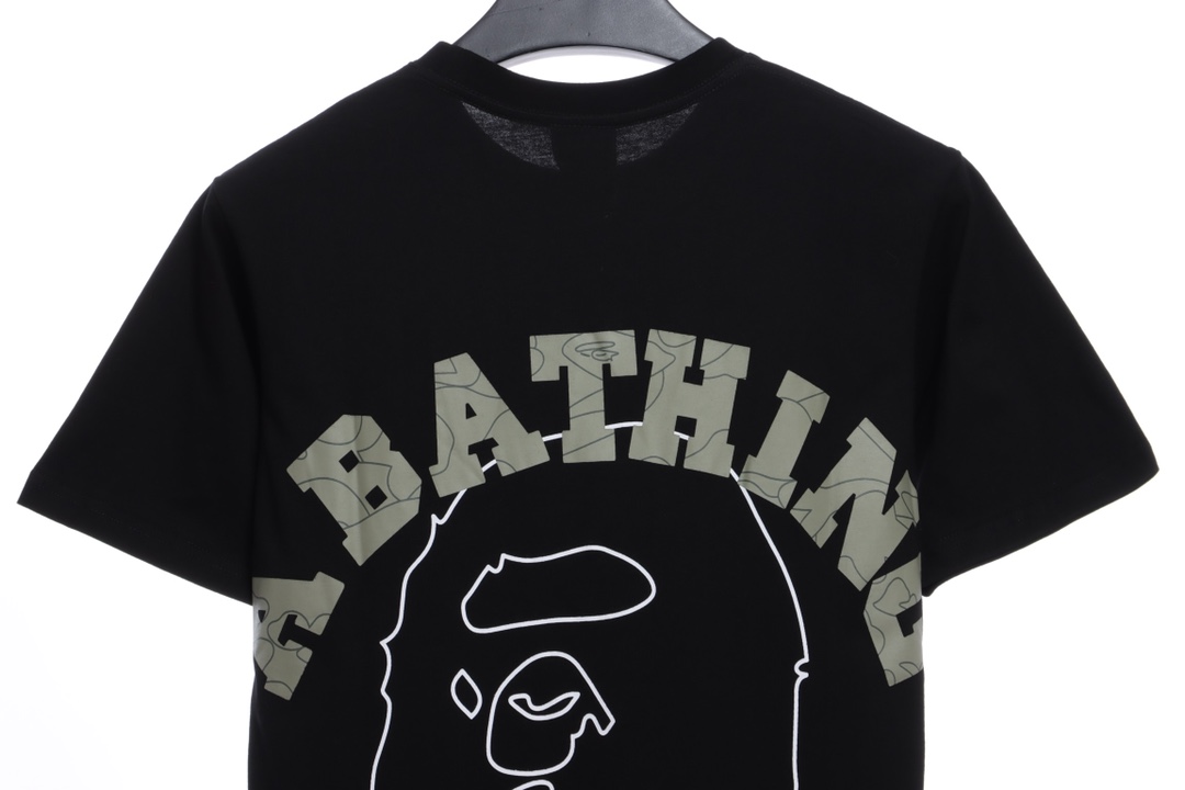 BAPE sketch ape-man head with short sleeves