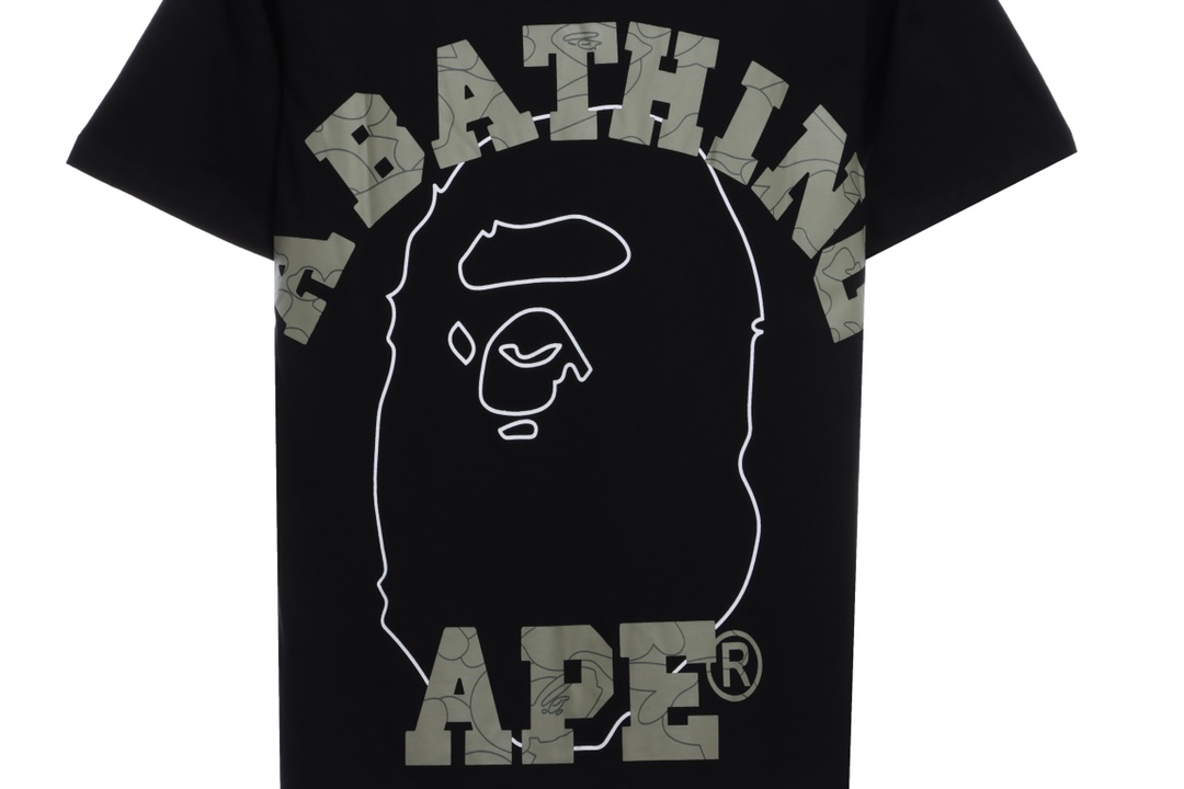 BAPE sketch ape-man head with short sleeves