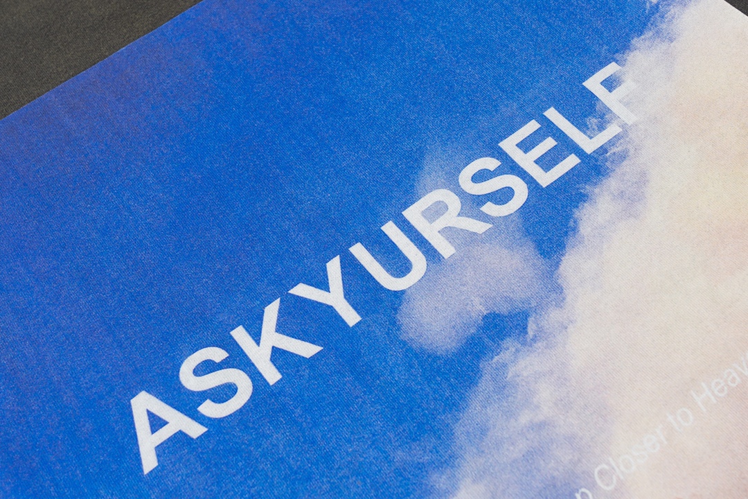 ASKYURSELF California Sky printed short-sleeved T-shirt