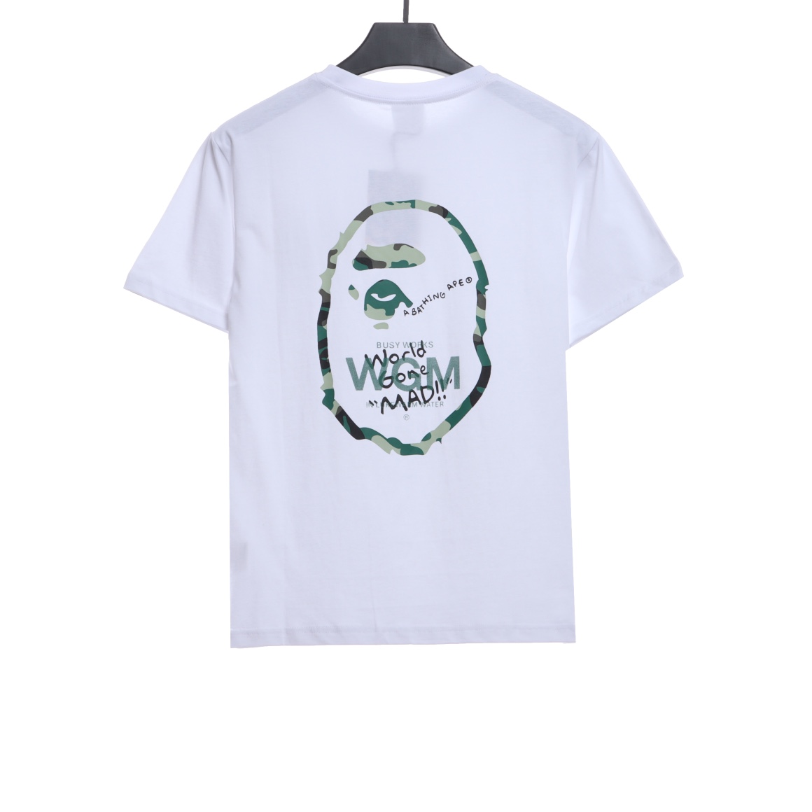 BAPE chest graffiti letters short sleeves