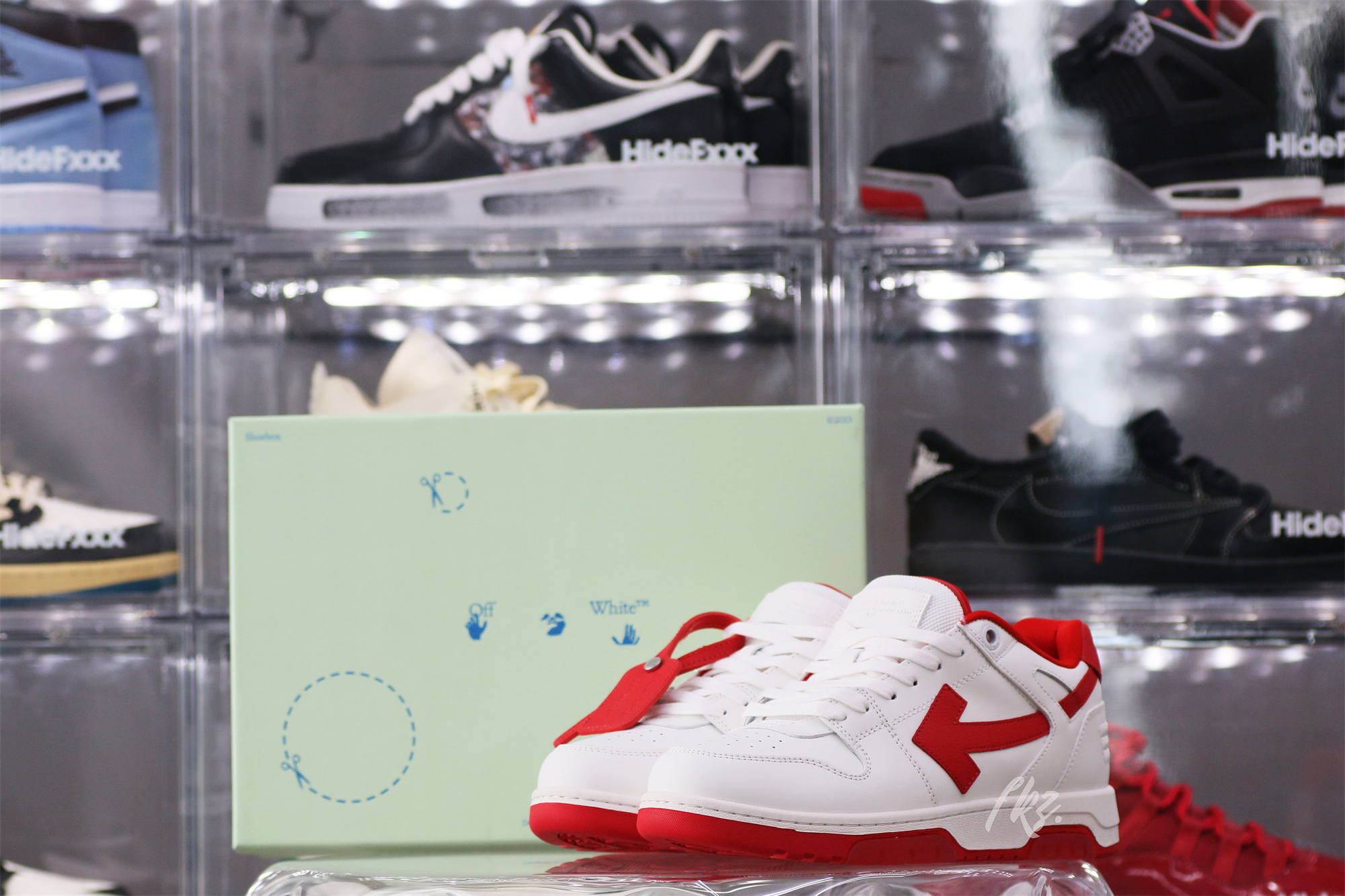 Off-White White Red Out Of Office Sneaker