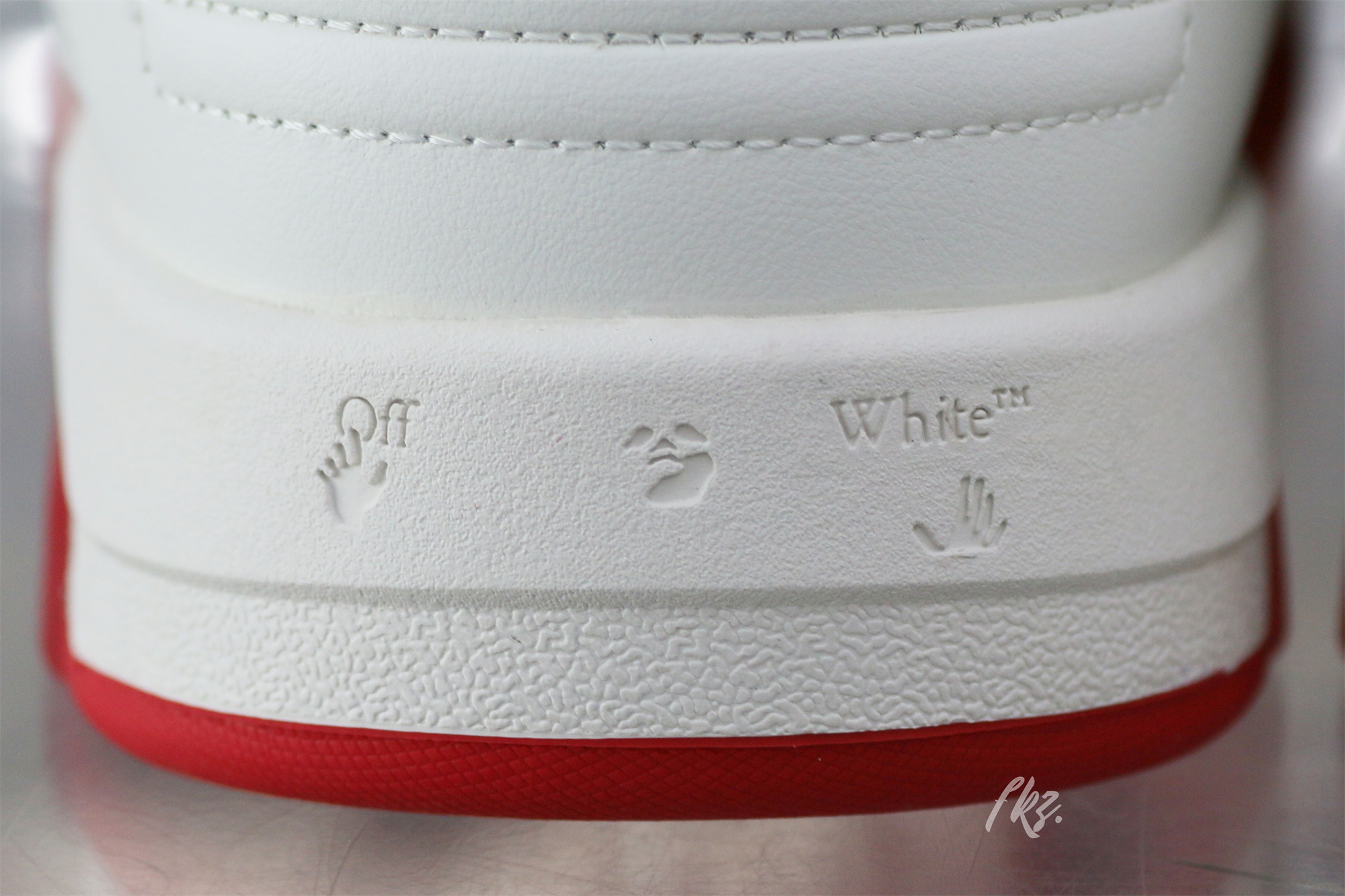 Off-White White Red Out Of Office Sneaker