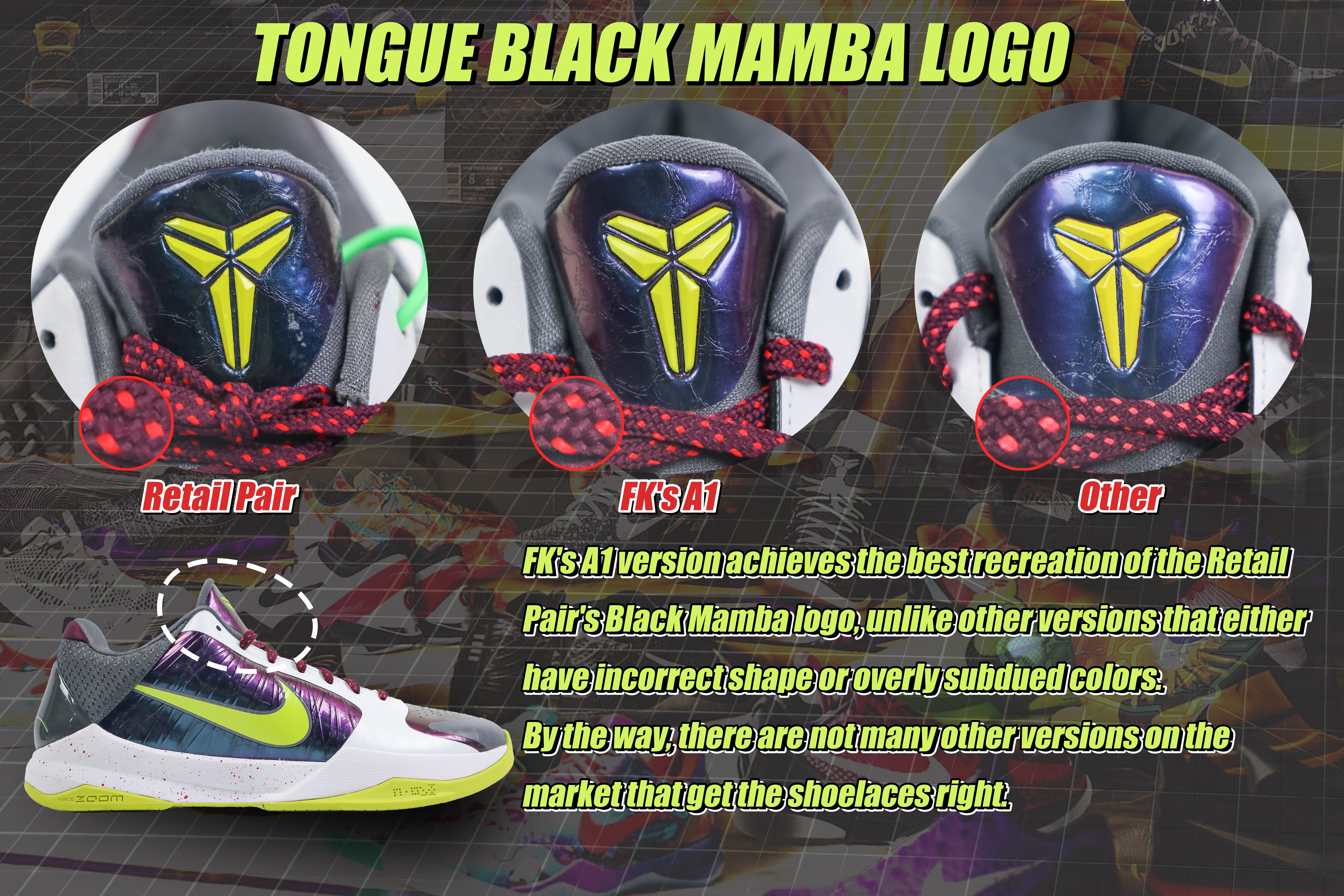 Nike Kobe 5 Protro “Chaos” (Up to Size 14）(A1 Batch)