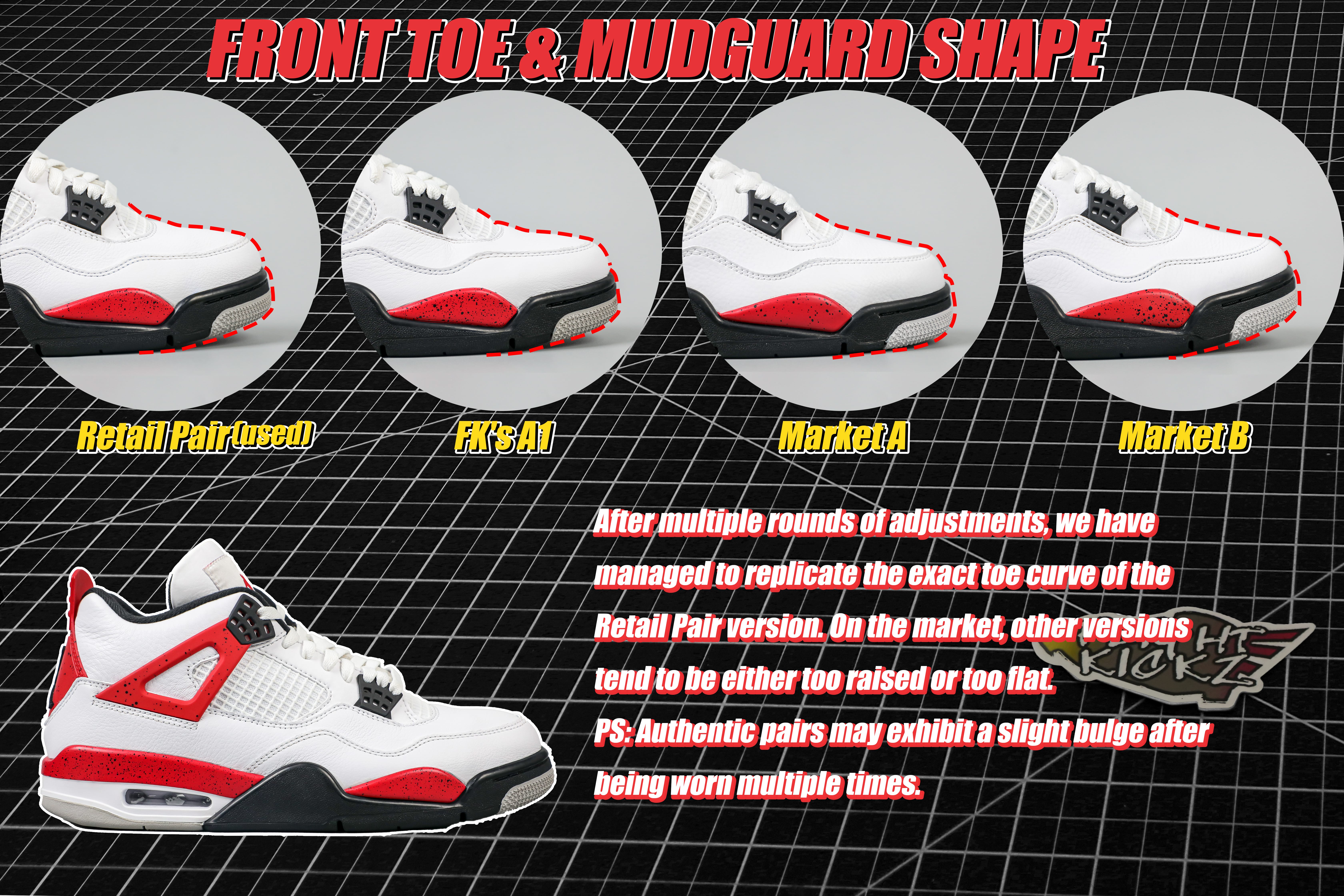 Air Jordan 4 Red Cement 2023 (LN5 A1 Batch)