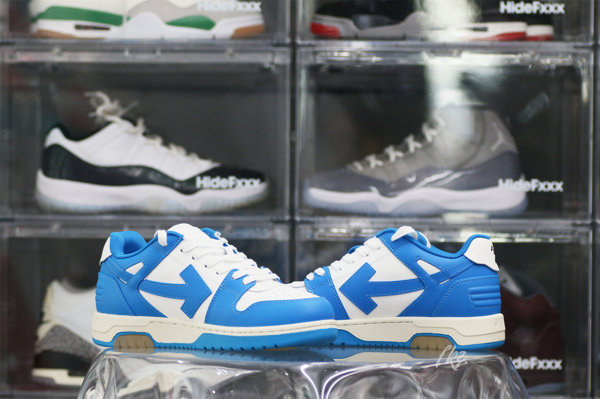 Off-White University Blue ‘Out Of Office’ Sneakers